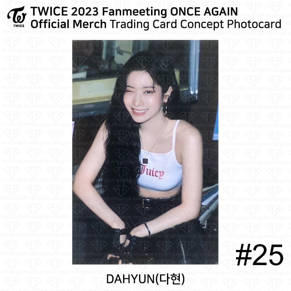 Twice 8. Jahrestag ONCE AGAIN Fanmeeting Pop-up MD Sammelkarte Fotokarte