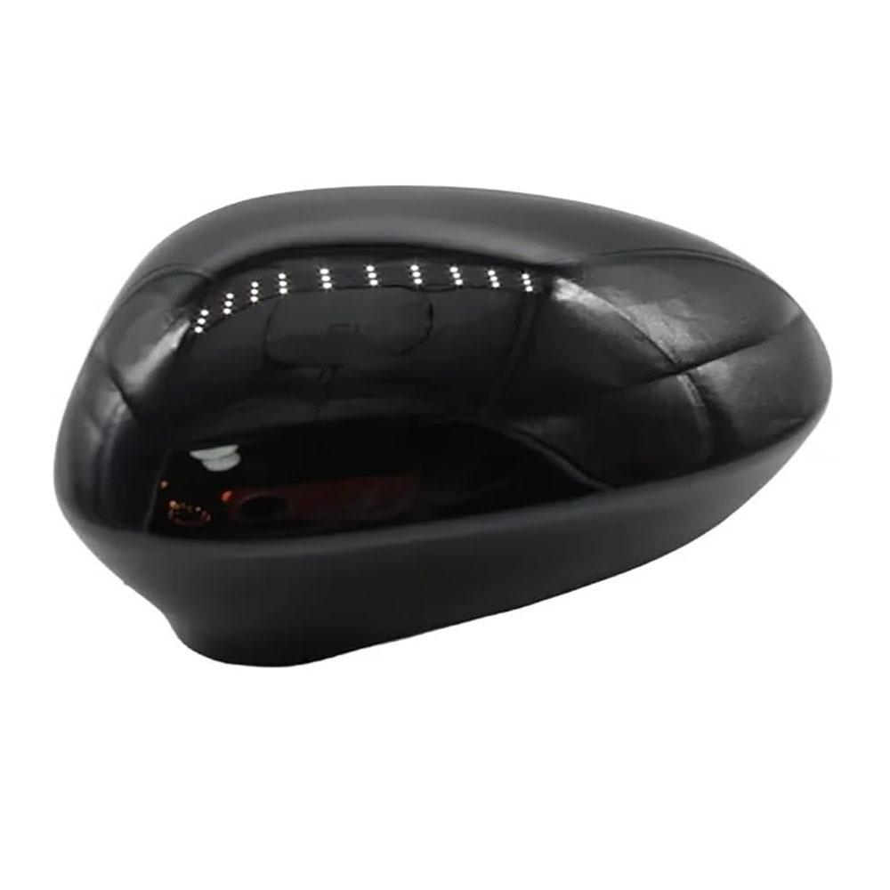 New LH Left Side Wing Mirror Cover Cap Casing Black Fit For Fiat 500 2007-2020