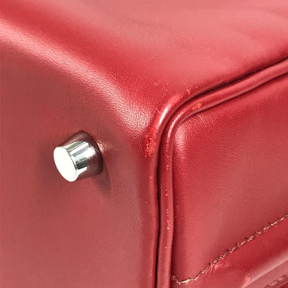 Hermes Sac Anvi 2 36 Bag Mini Duffle Bag Hand Bag Veau Chamonix Red