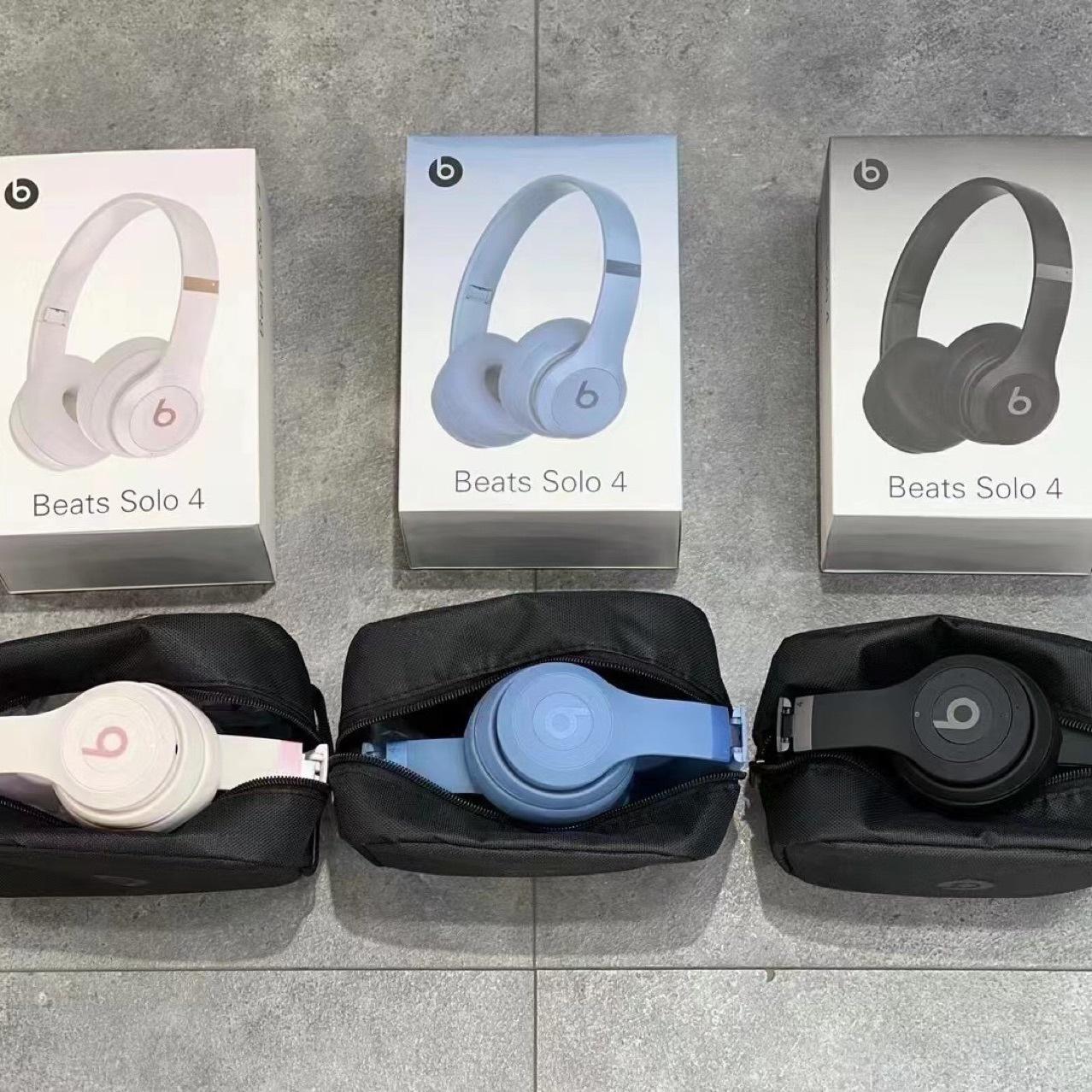 

Складані Bluetooth-навушники SOLO 4 з шумозаглушенням, накладні, з потужним басом, для спорту With Label рожевий