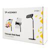 Universal Foldable Desk Stand for Tablets and Phones, Black