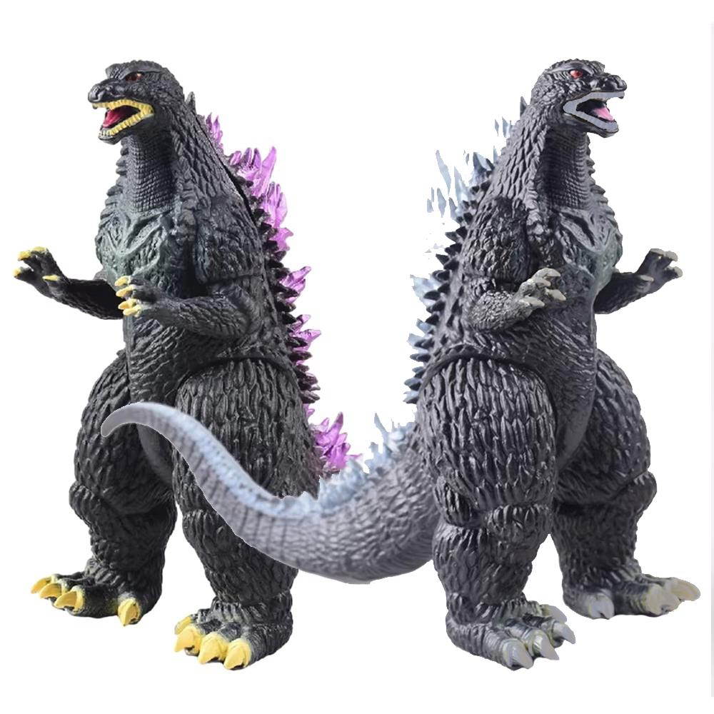 2 color Godzilla Action Figure King Of The Monsters First Generation Anime Collect Model 18cm Soft Glue Dinosaur Kids Toys Gift