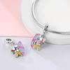 Copper Dreamy Cat Vacation Style Pet Original Pendants Bracelet Charms Jewelry Party Beads Diy Trendy Gift
