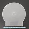 1/3Pcs Transparent Plastic Single Piece Round Disc Case Cd Case Thickened Cd Dvd Disc Box Disc Case Storage Box