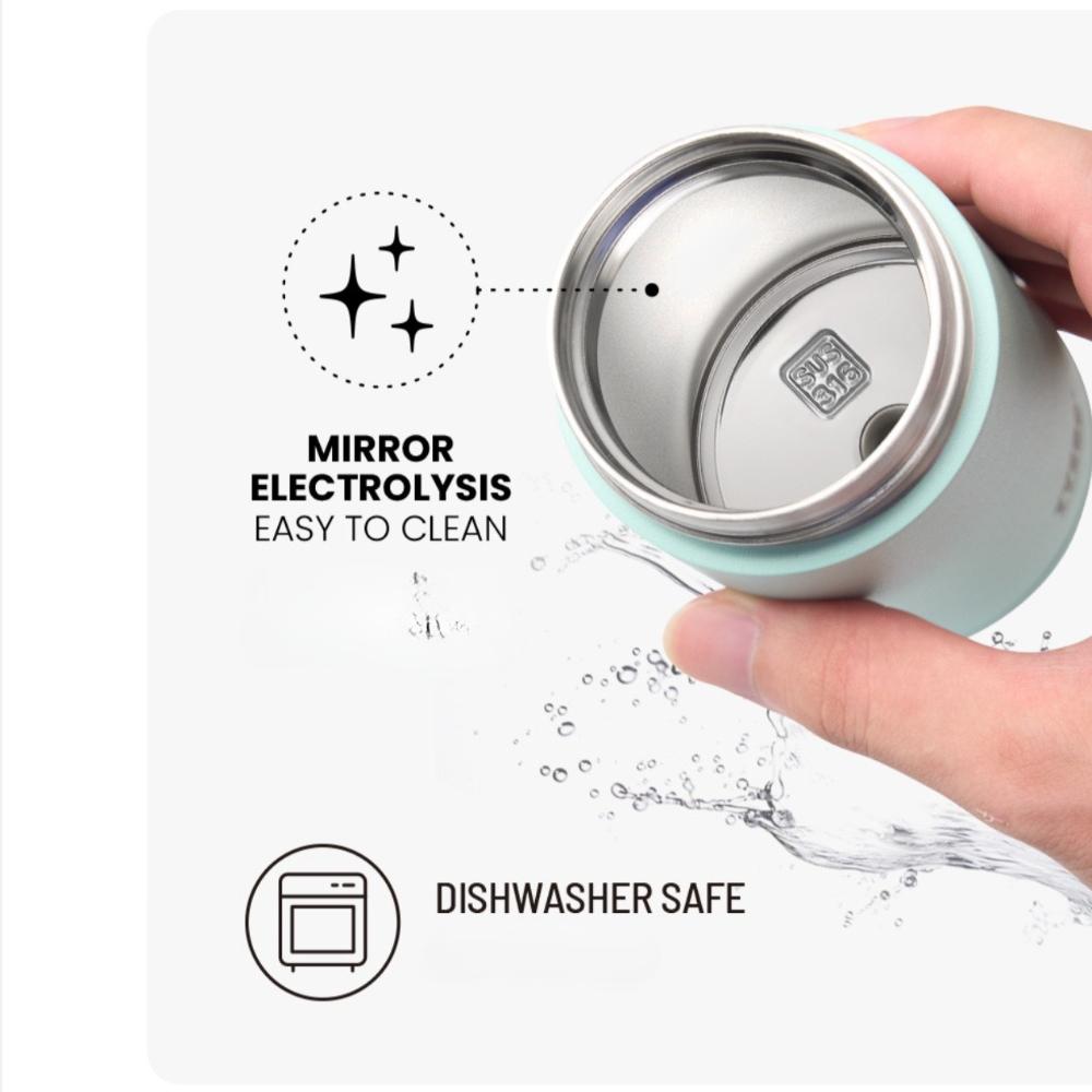 Tyeso Portable Breakfast Cup 316 Stainless Steel Thermal Insulated Food Jar Lunch Box Office Meals Vacuum Flasks Drinkware