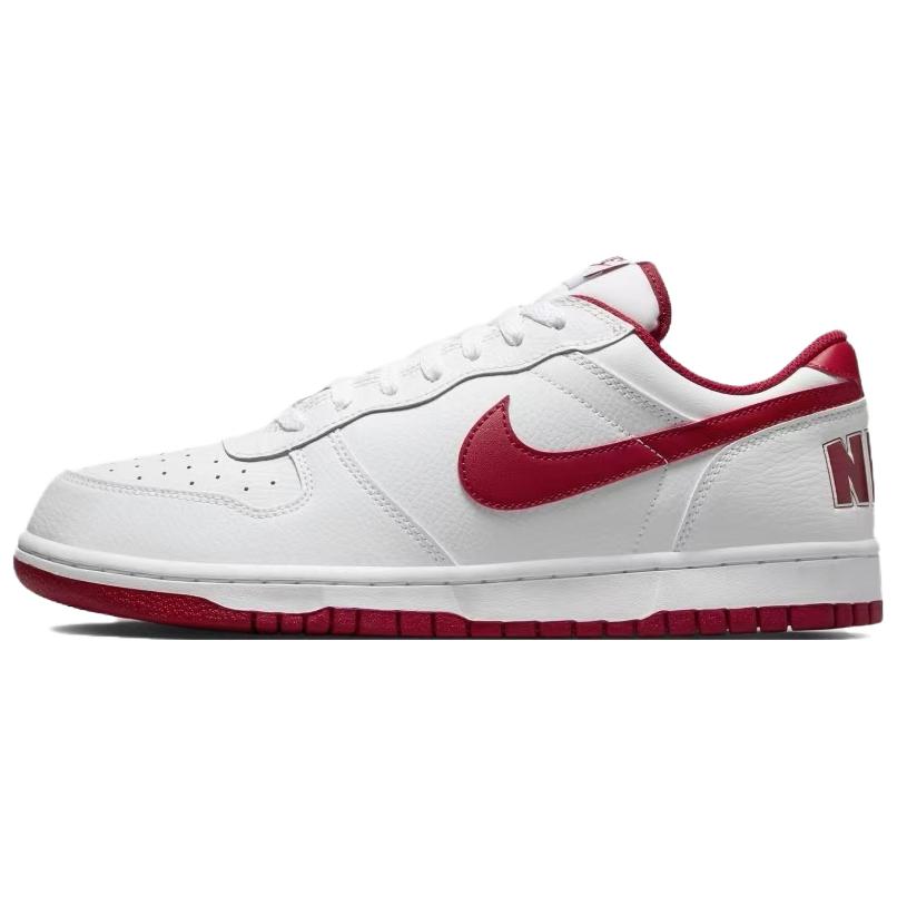 Nike Big Auspicious Cloud Red Steed Leather Low top Skateboard Shoes Men's Beige Red 355152-150(Team861-)