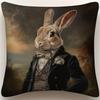 1 Piece Vintage Victorian Style Rabbit Pillowcase