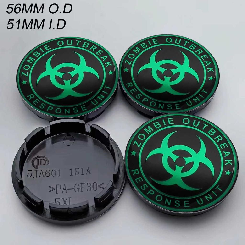 4PCS 56MM Universal Car Wheel Center Hub Cap Rims Dust-proof Cover Hubcaps Sticker For Ford HONDA Nissan Volkswagen Jeep