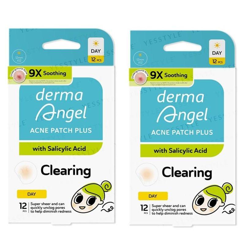 DermaAngel - Denní náplasti na akné s kyselinou salicylovou Plus 24 ks