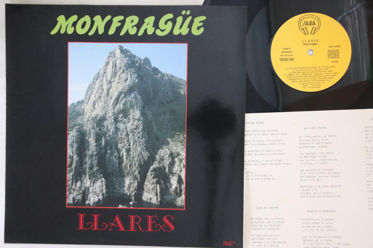 

LP Record LLARES - Monfrague SED5055 SAGA Spain Latin Used