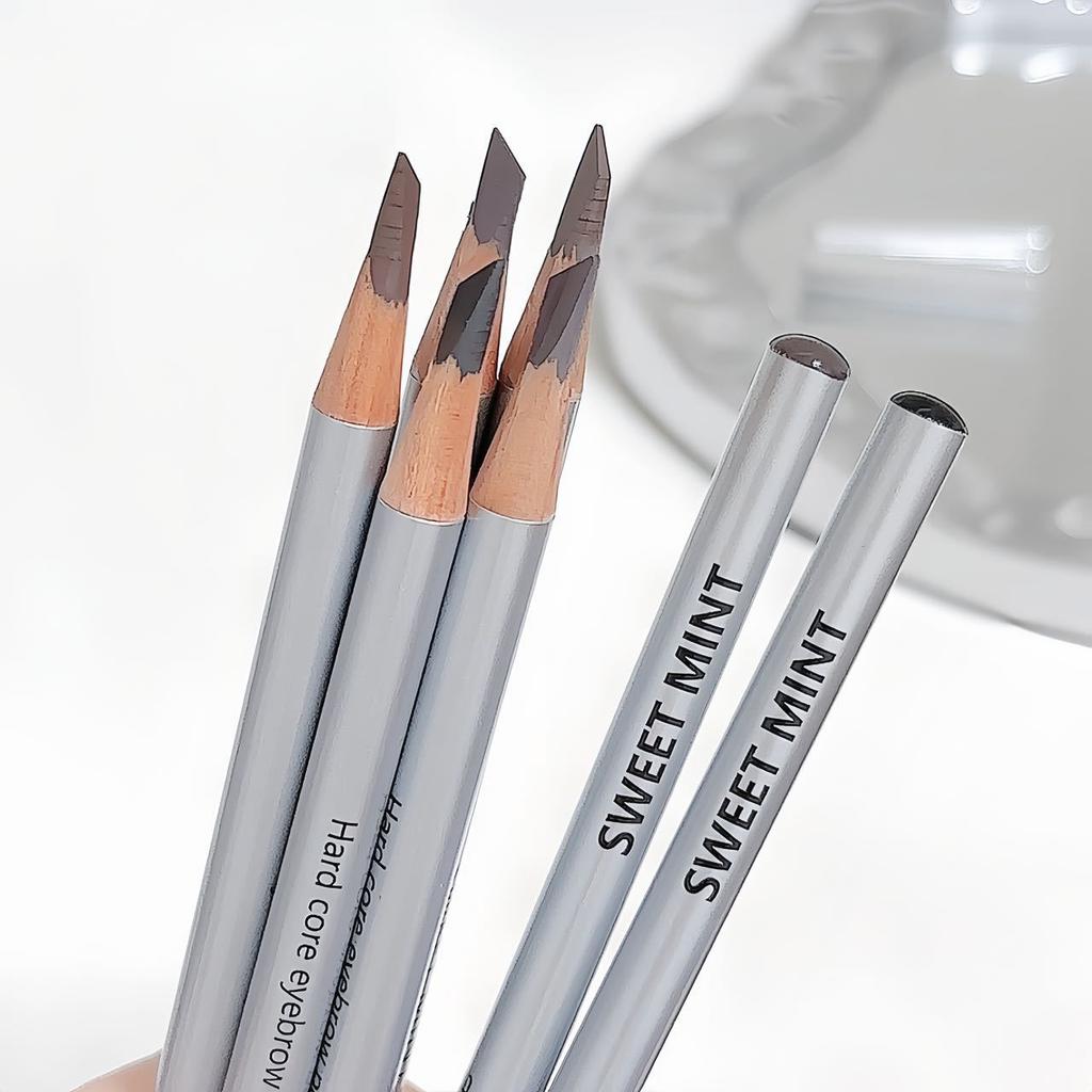 Hard Core Eyebrow Pencil Natural Coloring Long Lasting Waterproof Brow Sculpting Makeup