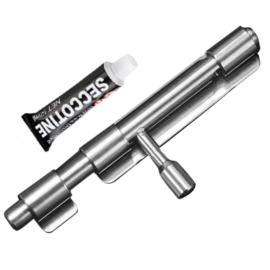 Sliding Bolts Latch Hasp Stainless Steel Heavy Duty Door Lock Gate Safety Toilet Door Lock for Wood Fence Interior Door