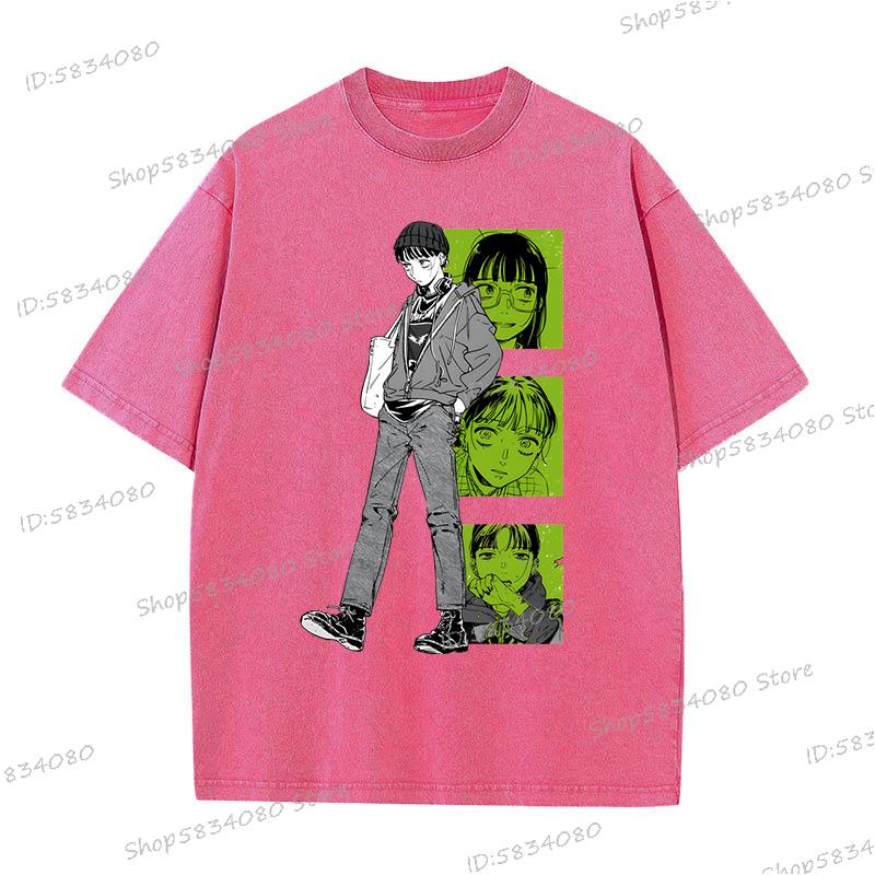 2025 The Guy She Was Interested TShirt Unisex Fashion Casual Tee Tops Unisex Women Anime Unisexga Vintage Wash 100 Cotton Tshirt