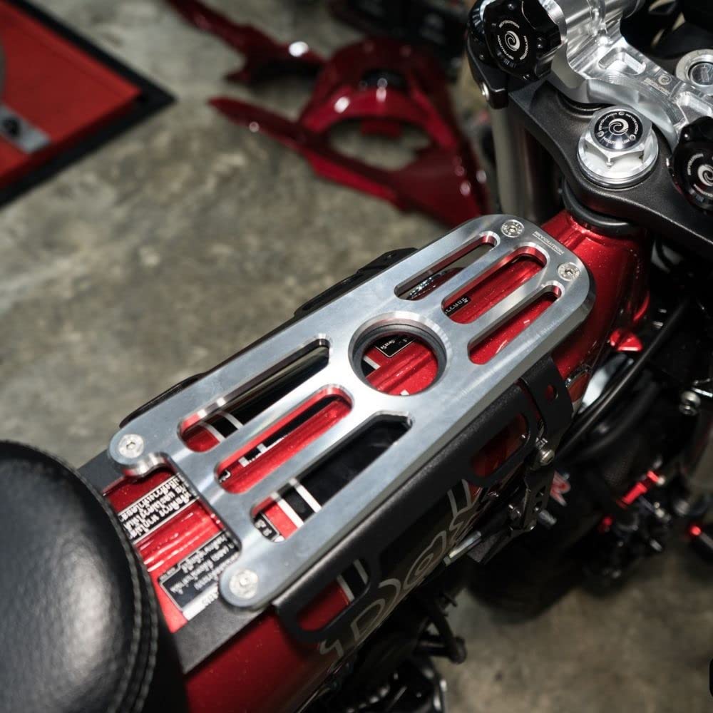 Revolution Honda Dax 125 Center Carrier REVOLUTION Tank Guard 2D CNC JB04 / ST-125DAX / (Red)