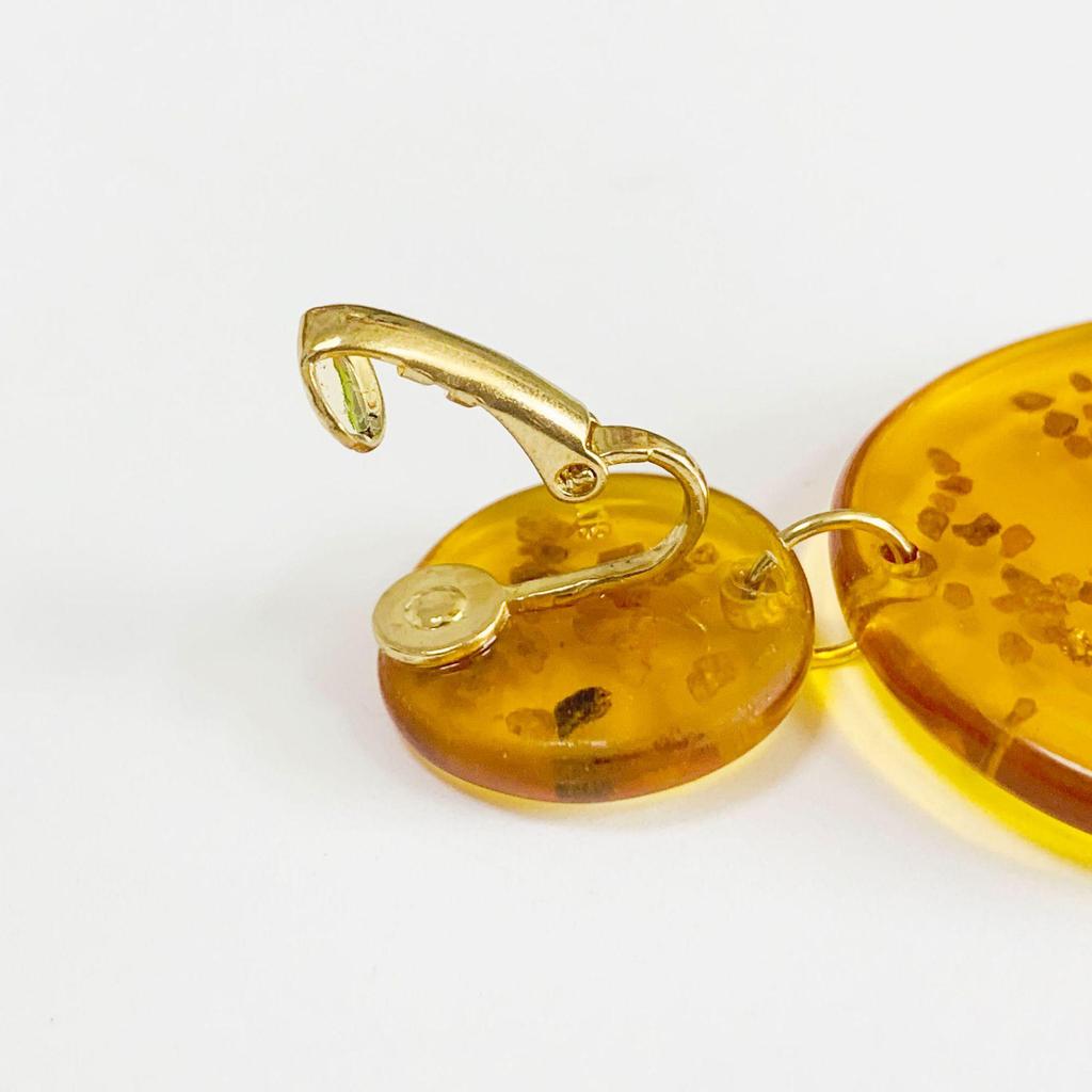 Snowflake Resin Dangle Earrings