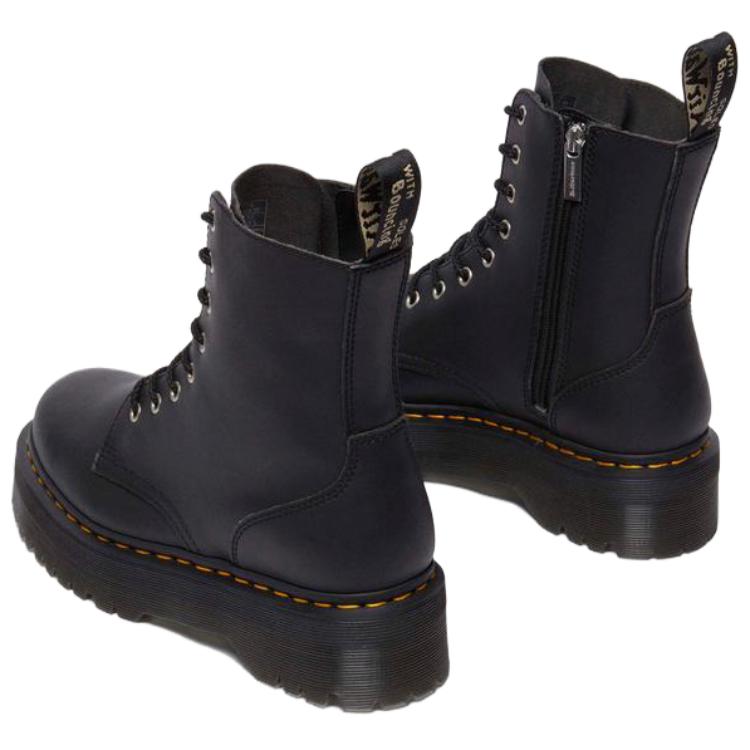Dr. Martens Leather Comfortable Short Boots Men Boots Black 32063001