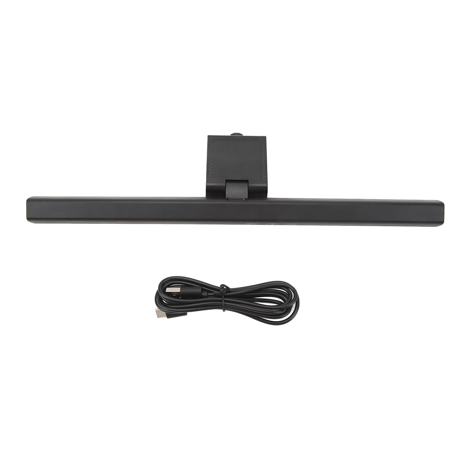 

Черная лампа для монитора ноутбука, светодиодная лампа-планка для монитора компьютера 33 см, защита глаз от синего света