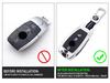 Mercedes-Benz Key Case for E-Class, C260L, C200L, A200L, E260, and GLC Luxury Models