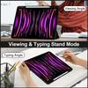 IPad Pro 12.9 Inch Air 13 Folio Case With Stand Magnetic Sleep/Wake Soft TPU Shell Acrylic Pen Slot Full Protection