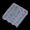 3D Silicone Manicure Mold European Style Straw Hat Swan Dress Castle Nail Art Mold Diy Nail Art Decor Transparent Nail Templates
