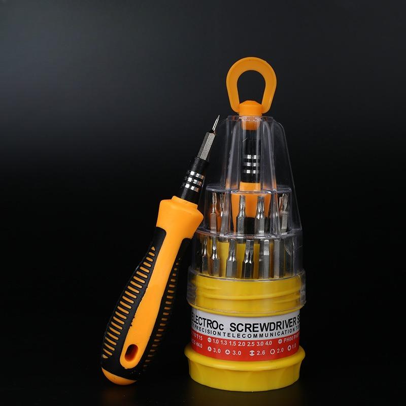 31 In 1 Magnetic Screwdriver Set Cross Slotted Mini Repair Hand Tools