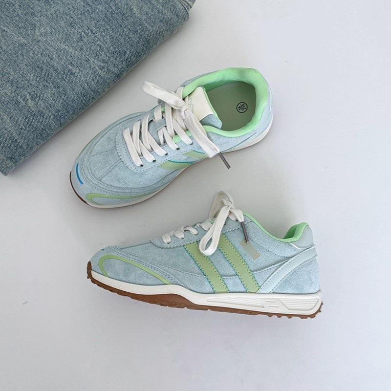 Autumn Light Color Matching and Thin Women's New Casual Wear Sports Shoes Soft Sole Comfortable Running Shoes