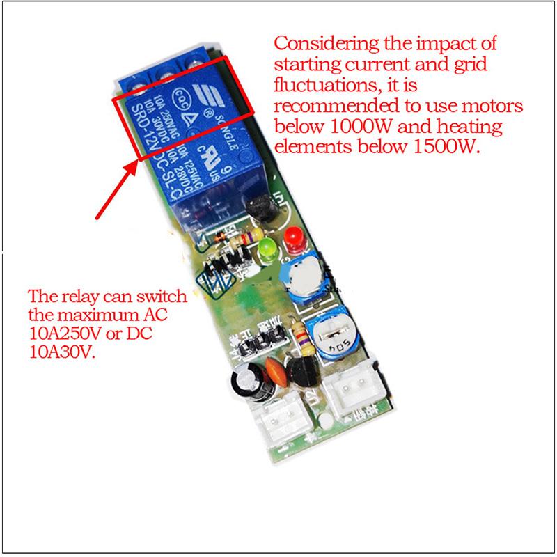 JK11 Adjustable Cycle Timer Delay On/Off Switch Power Supply Relay Shield DC 5V Timer Delay Relay Module (0 -15 Minutes)
