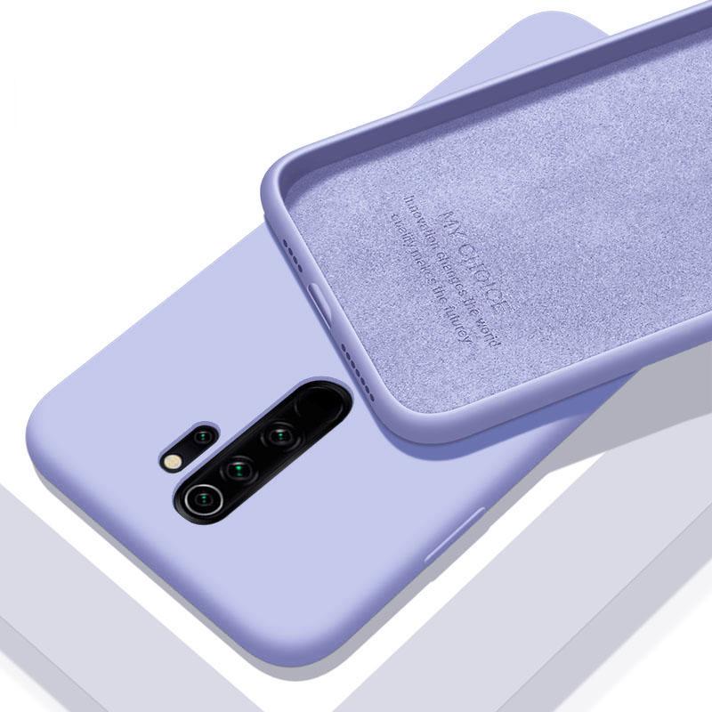 

Для XiaoMi RedMi Note 9 9s Pro 10 11 11S 10s 10T 9T 8 8T 7 Pro 9A 9C 10C Poco X3 F3 мягкий твердый чехол Candy жидкий силиконовый чехол RedMi Note 9 Pro фиолетовый