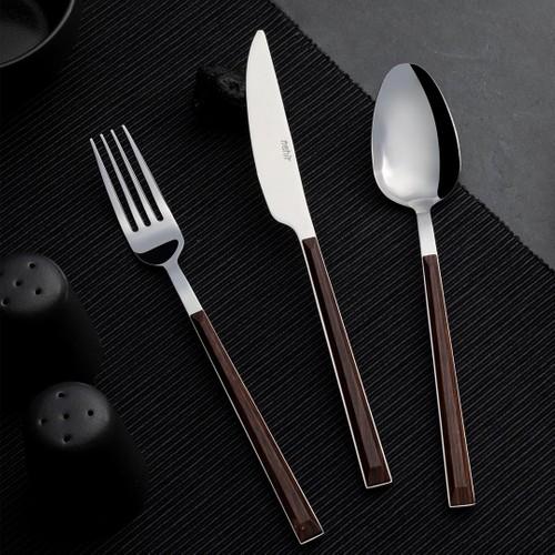 

Набор вилок, ложек, ножей Nehir, 36 предметов - коричневый