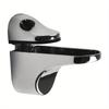 2Pcs Glass Clamp Adjustable Shelf Clamp Glass Shelf Support Plate Holder Bracket Flat Back for Partition Board Desk.