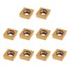 10pcs CNC Carbide Tips Inserts Blade Cutter Lathe Turning Tool With Box