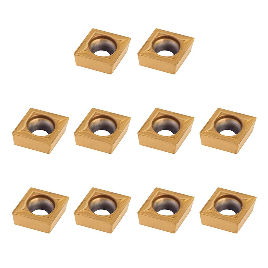 10pcs CNC Carbide Tips Inserts Blade Cutter Lathe Turning Tool With Box