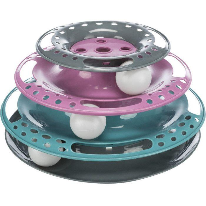 Jouet Pour Chat - Trixie - Tour De Jeu - 3 Niveaux - Ø 25 Cm - Intérieur
