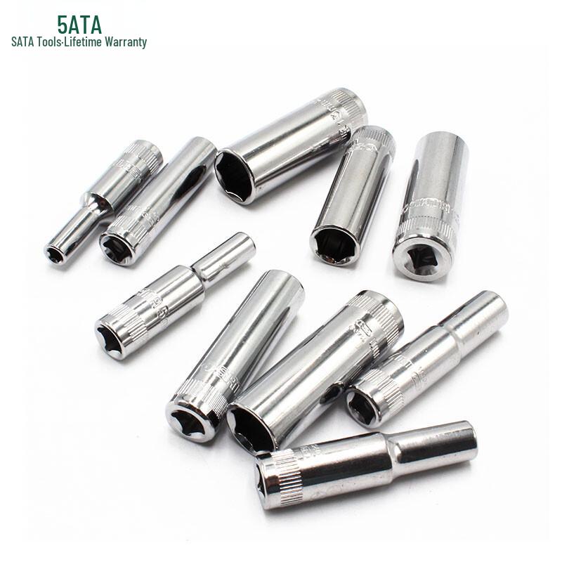 SATA 1/4-inch Drive 6-Point Metric Long Socket