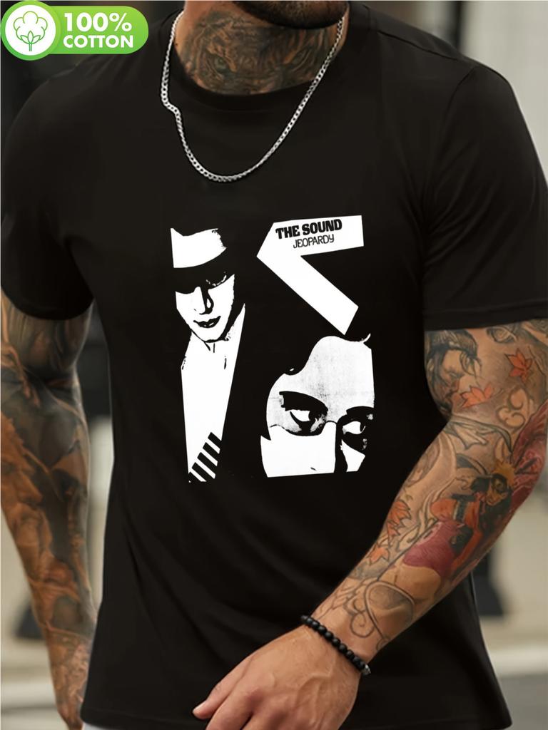 The Sound Album Cover T-Shirt - Iconic Music Tee with Song Titles & The Sound Logo
