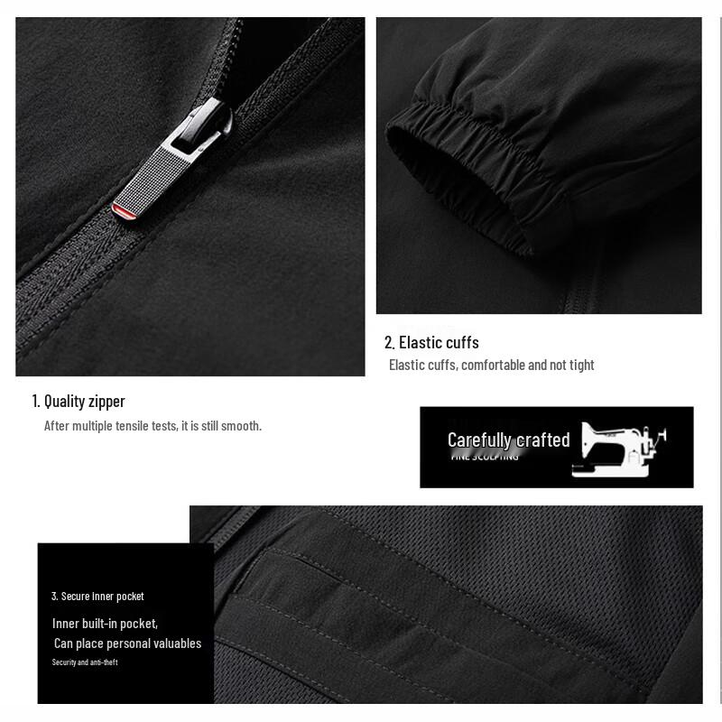 Debinze Men's Plus Size Stand-Collar Jacket