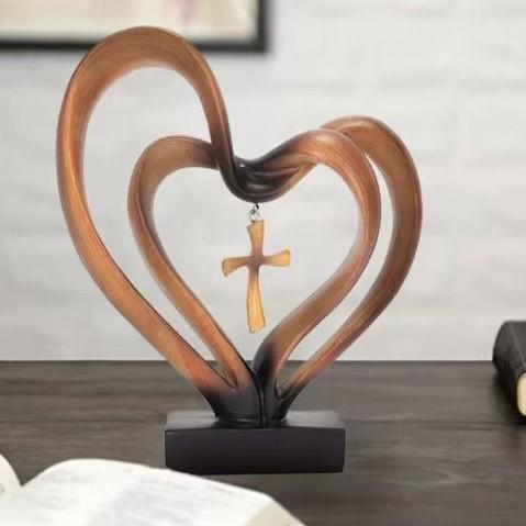 

Love Desktop Ornaments Modern and Simple Office Desk Decorations Resin Handicrafts Ornaments Valentine s Day Gifts