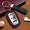Custodia Copri Portachiavi Auto in Vera Pelle Supporto Portachiavi Adatta per Chrysler Pacifica Voyager Custodia Intelligente per Portachiavi Smart