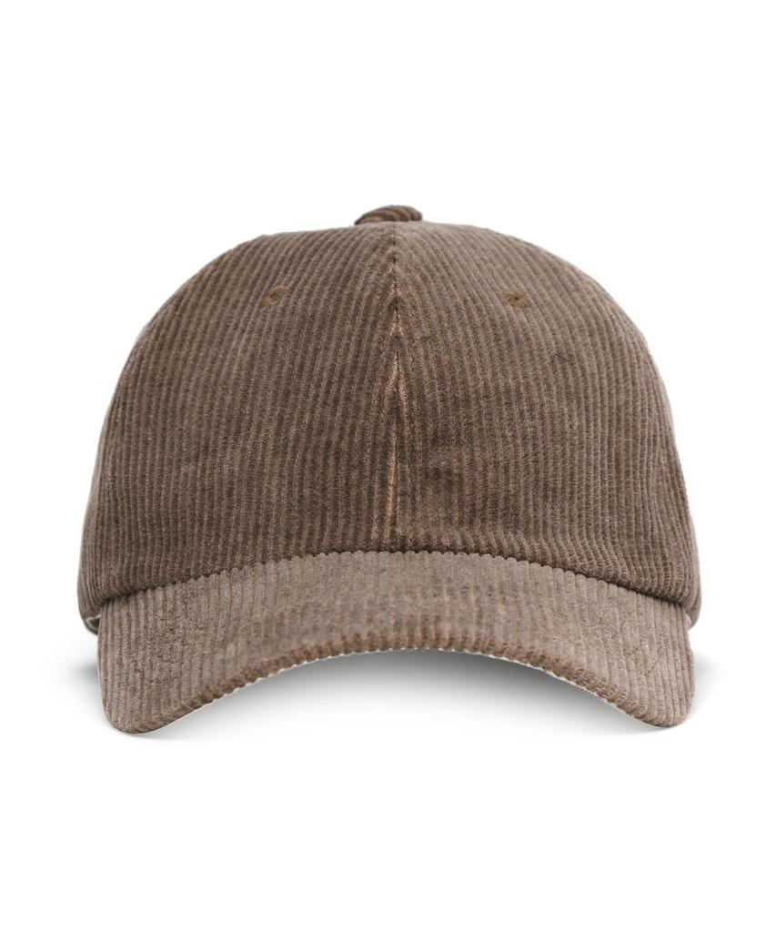 Eondeokeonteulolseutyudio Corduroy Autumn Ball Cap Ball Cap / Pigment Cd / C Brown