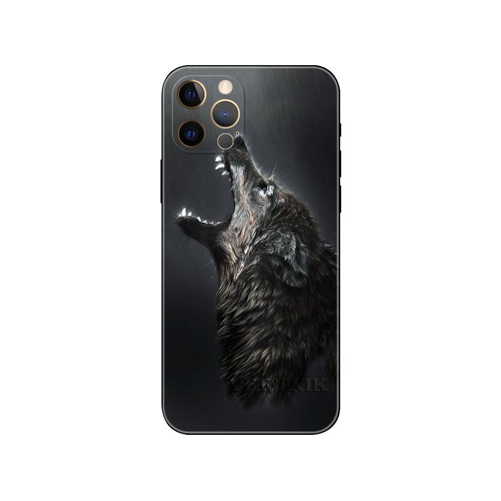 

Чехол angry snow wolf мягкий чехол для телефона для iphone 5 5s 2020se 6 6s 7 8 plus x 10 XR XS 11 12 13 mini pro MAX черный чехол из ТПУ iphone 13pro MAX