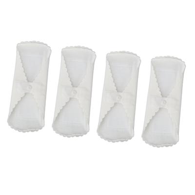 4PCS Washable Menstrual Pad Leak Proof Breathable Strong Absorption Cotton Reusable Sanitary Pad Universal for Women