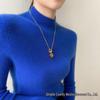 Women's 2024 Slim-Fit Striped Cashmere Sweater - Seamless, Soft & Comfortable Knit Base Layer
