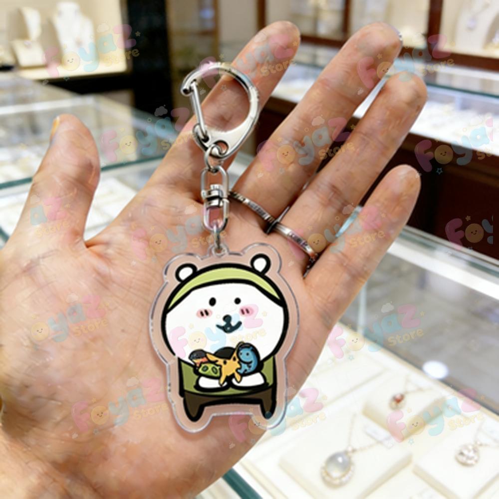 Cartoon Game Sage Chamber Keychain for Accessories Omen Jett Bear Key Ring Jewelry Fans Friends Birthday Gifts