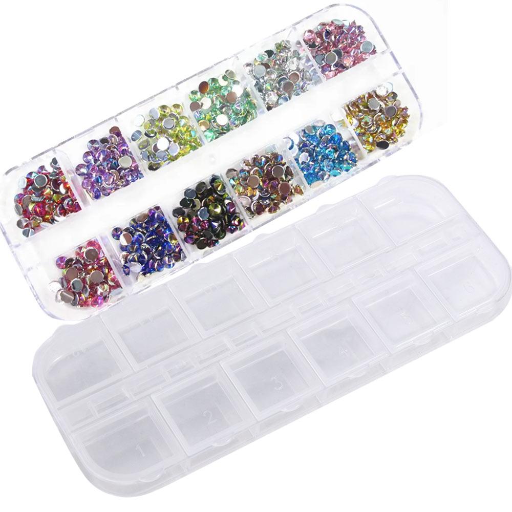 Accessory Nail Art Charms Storage Box Nail Art Rhinestone Storage Box Jewelry Organizer Empty Case