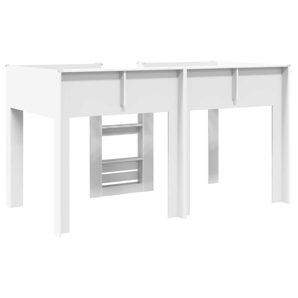 Bunk Bed for Kids White 80 x 200 cm Particleboard