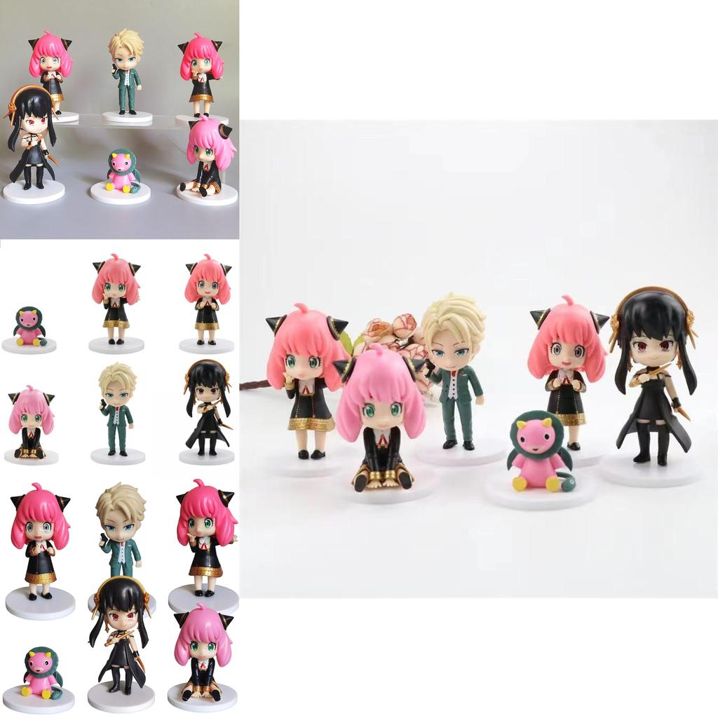 Adorable Spy X Family Figures Anya Forger Loid Yor Forger Collectible Set