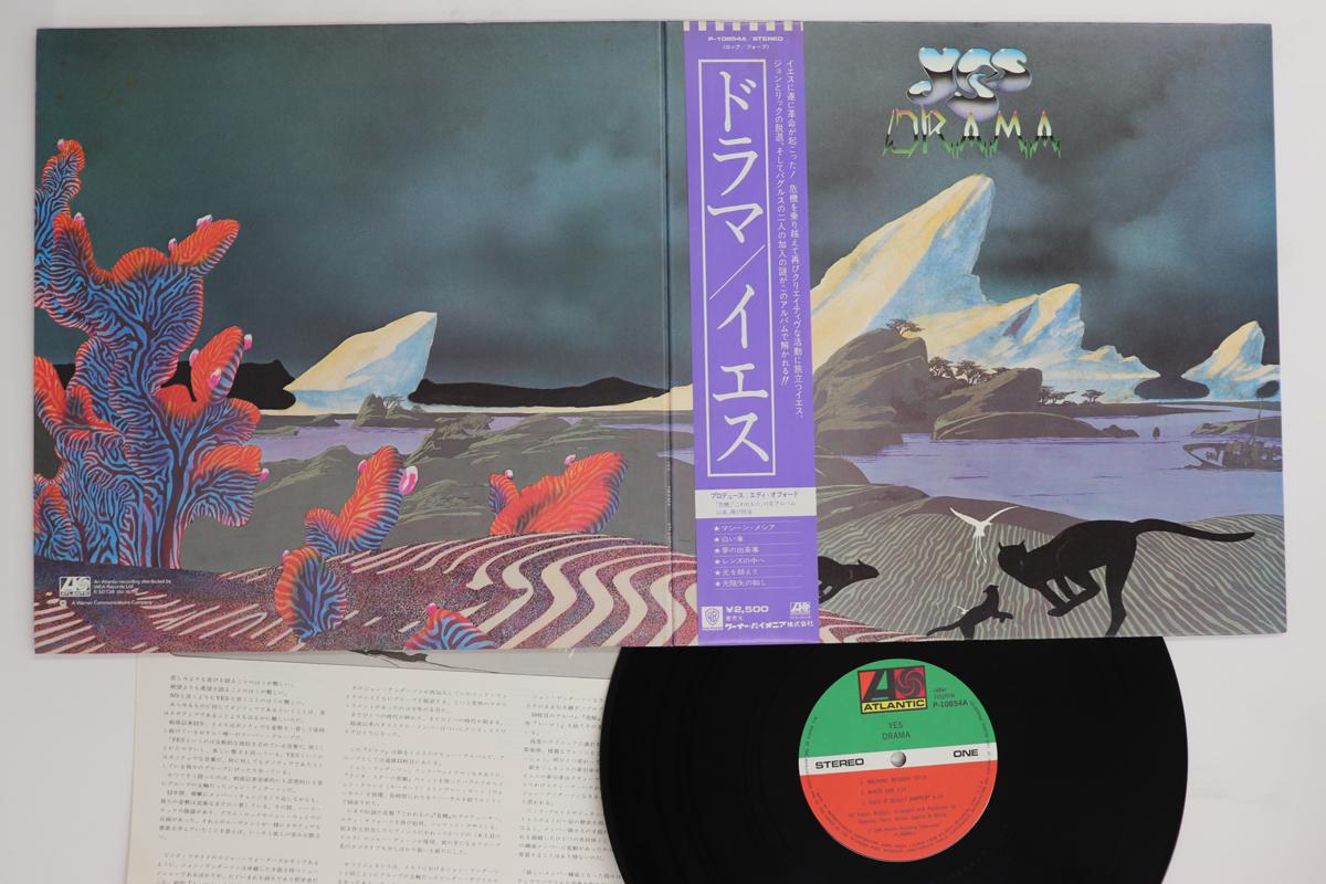 

LP Record YES - Drama P10854A ATLANTIC 1980 Japan Obi Rock Used