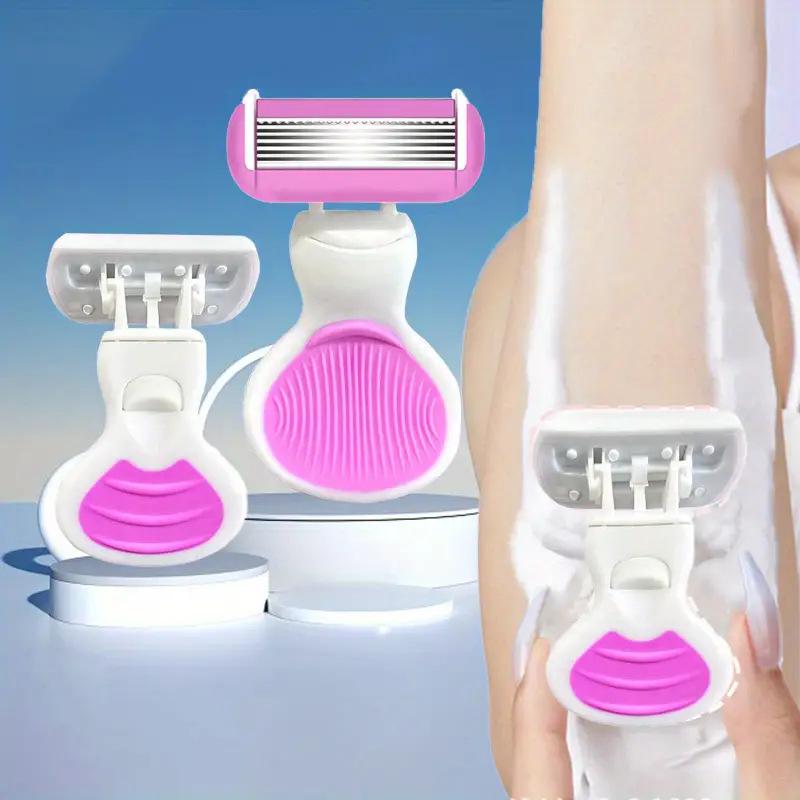 New 6-Layer Women's Razor – Manual Shaver for Body and Armpit Hair Removal