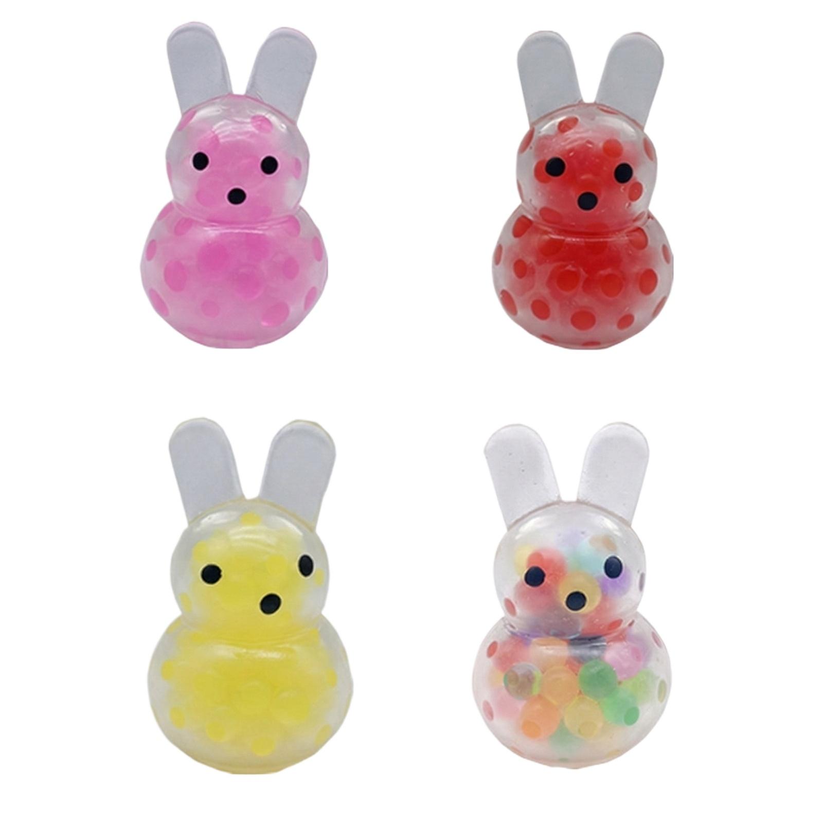 Snow Bunny Squeezable Toy, Easter Slow- Toy (Random Color)