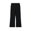 Fila White Classic Fashion Simple Basic Solid Color Retro Daily Versatile Casual Flared Knit Sports Pants Women Bottoms Black F61W613603FBK